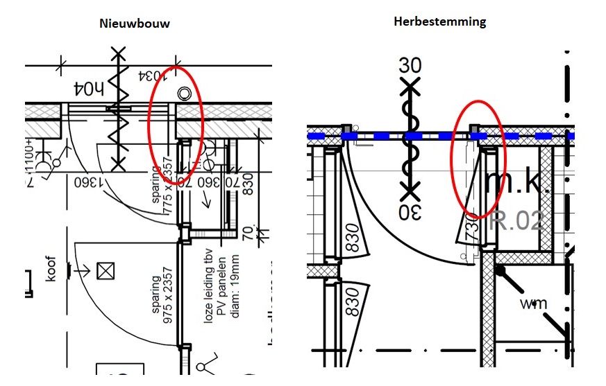 Plattegrond drangers